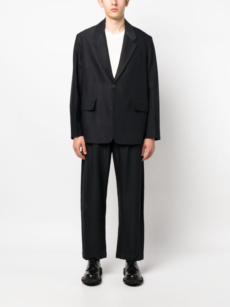 Blue Mizumi Single-breasted Blazer
