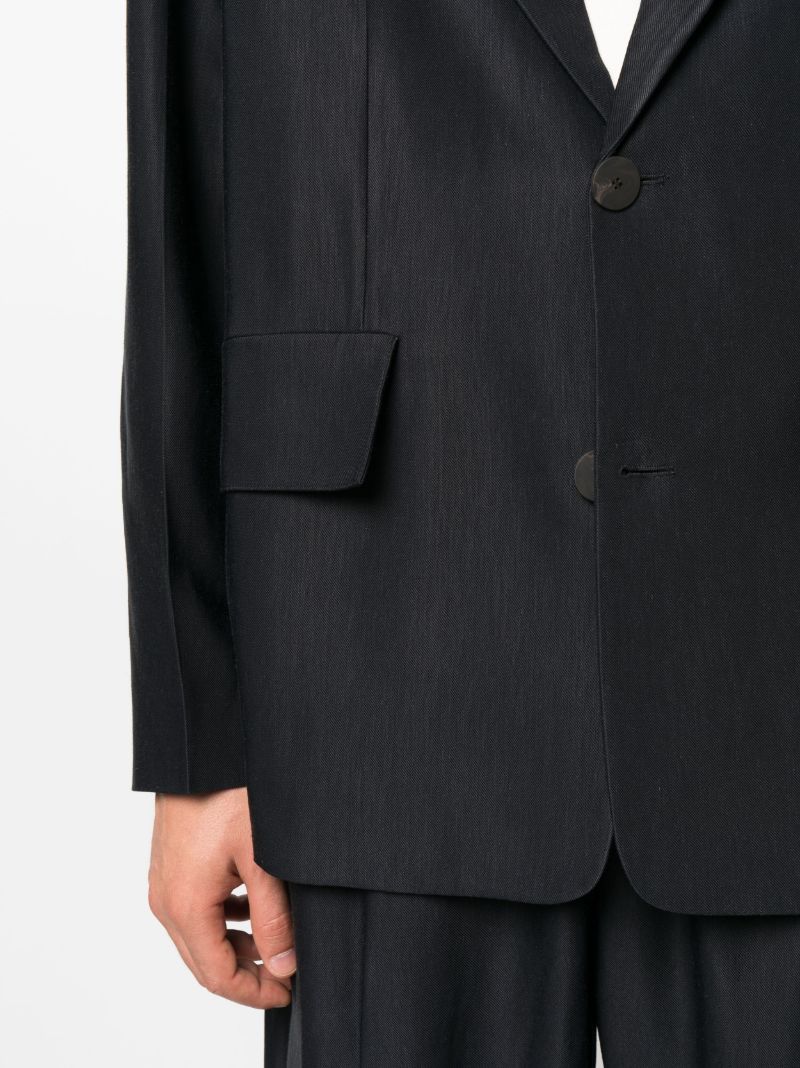 Blue Mizumi Single-breasted Blazer