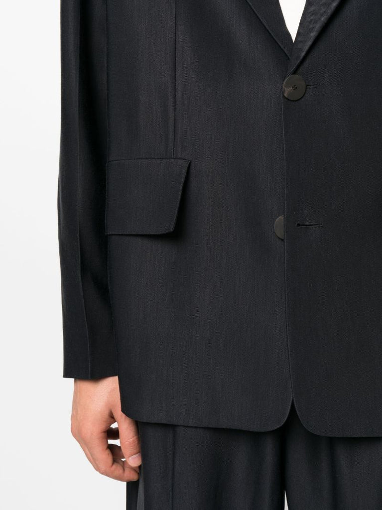Blue Mizumi Single-breasted Blazer