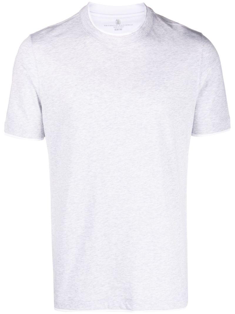 Grey Cotton T-shirt