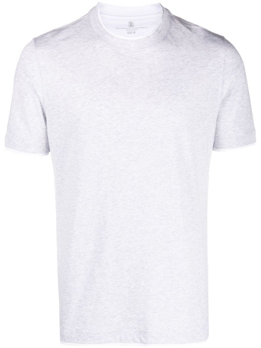 Grey Cotton T-shirt
