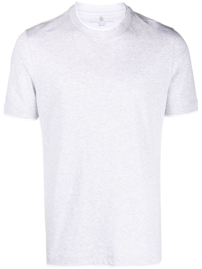 Grey Cotton T-shirt