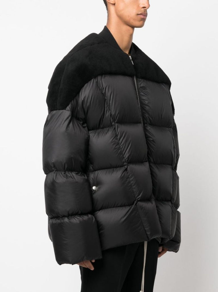 Black Luxor Flight Padded Down Jacket