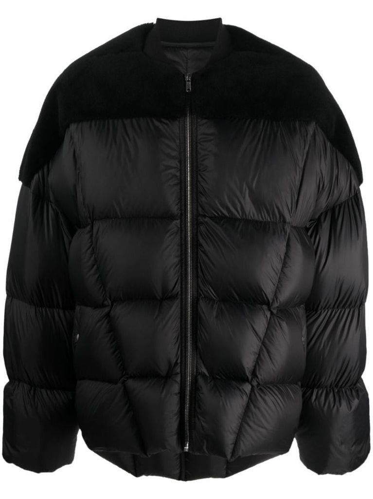 Black Luxor Flight Padded Down Jacket