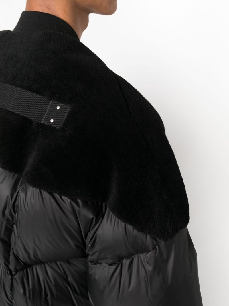 Black Luxor Flight Padded Down Jacket