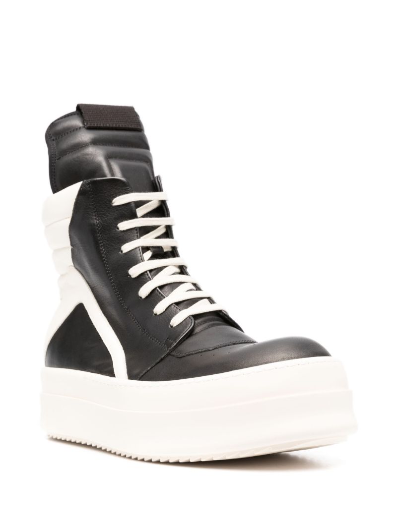 White Mega Bumper Geobasket Sneakers