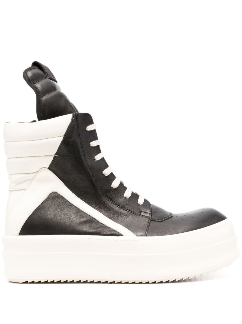 White Mega Bumper Geobasket Sneakers
