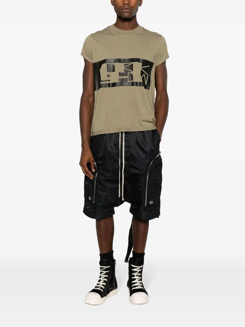 Black Bauhaus Drop-crotch Shorts
