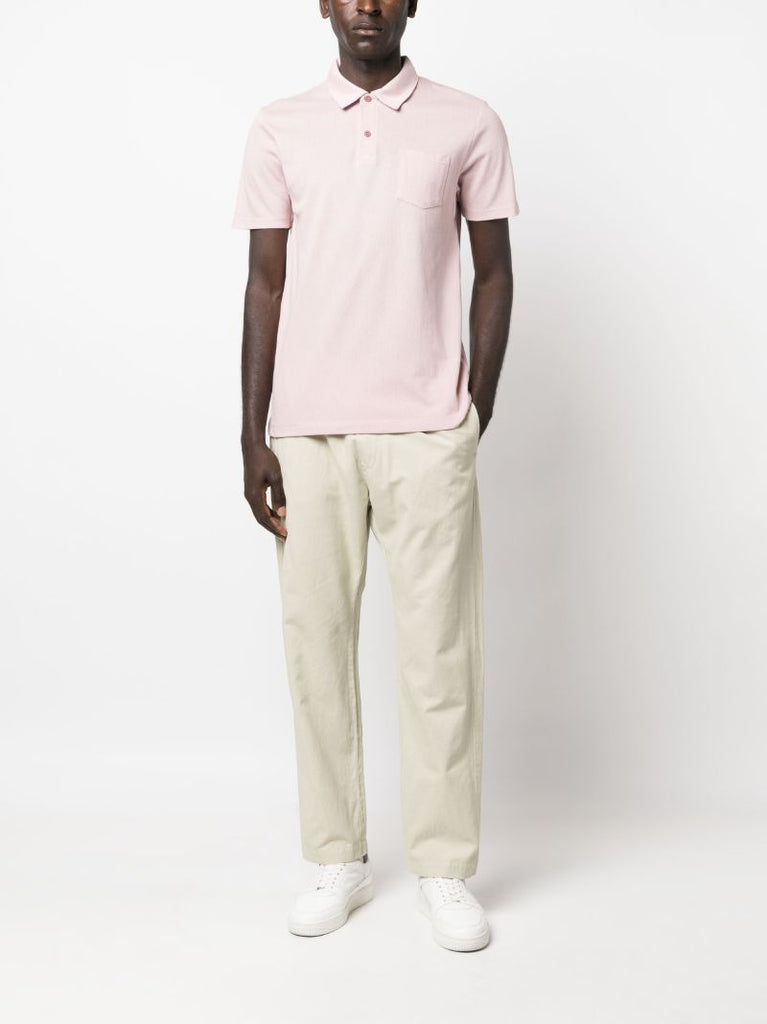 Pink Riviera Cotton Polo Shirt