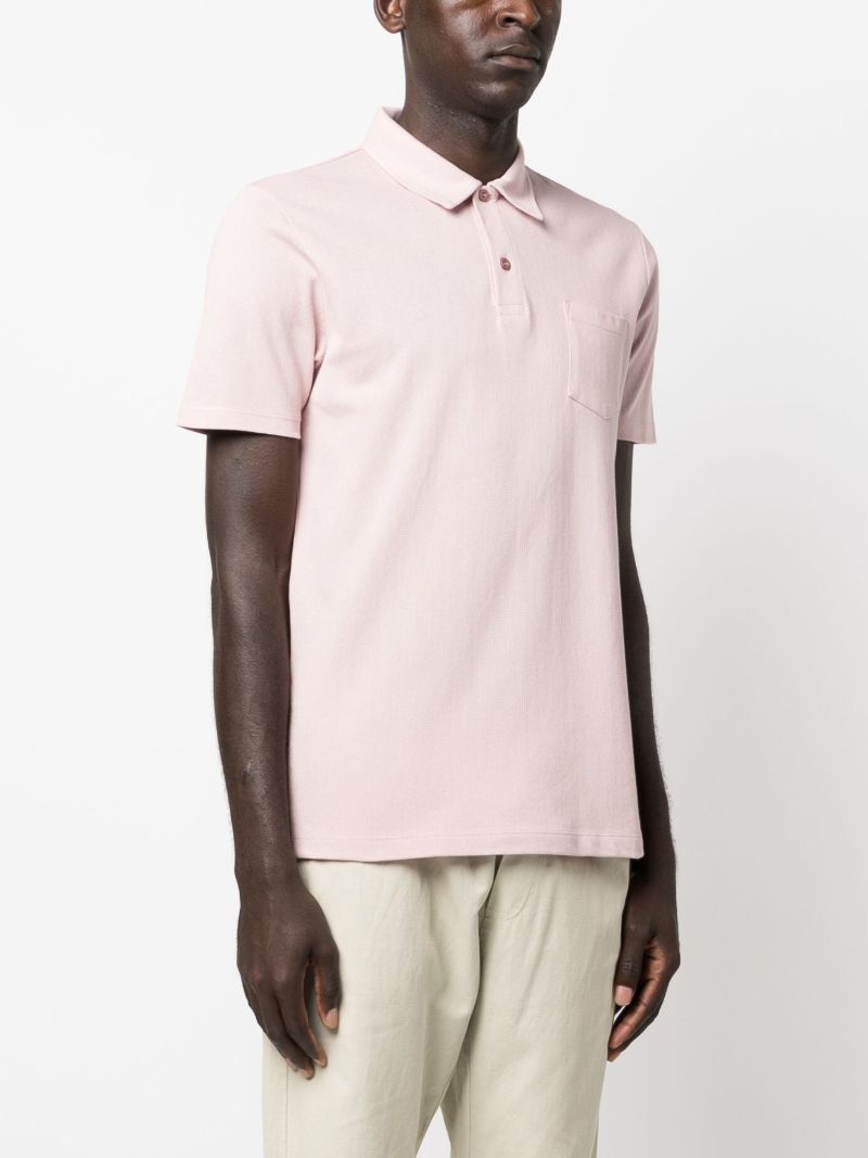 Pink Riviera Cotton Polo Shirt