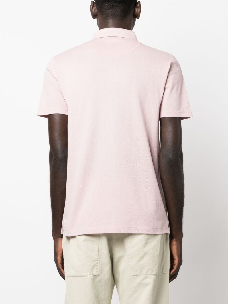 Pink Riviera Cotton Polo Shirt