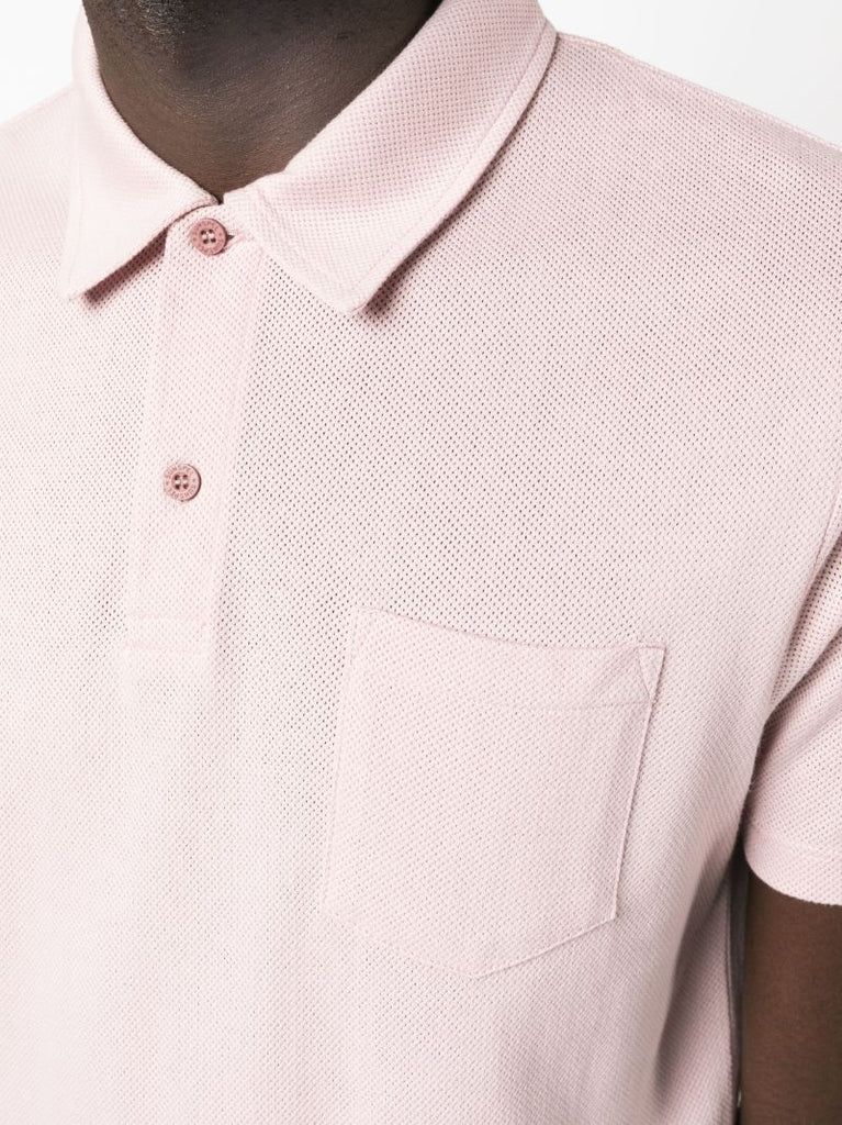 Pink Riviera Cotton Polo Shirt