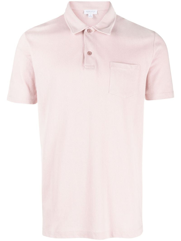 Pink Riviera Cotton Polo Shirt