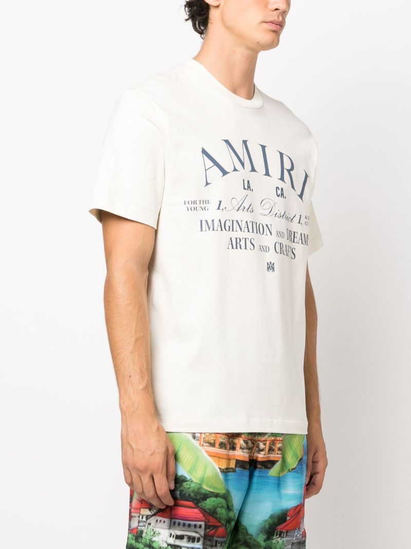 Neutrals Logo-print Cotton T-shirt