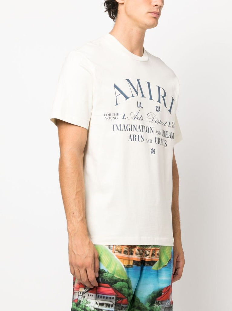 Neutrals Logo-print Cotton T-shirt