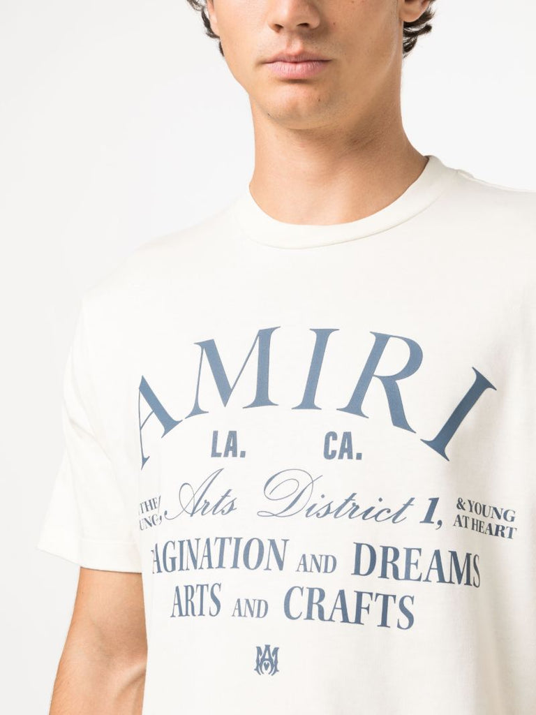 Neutrals Logo-print Cotton T-shirt