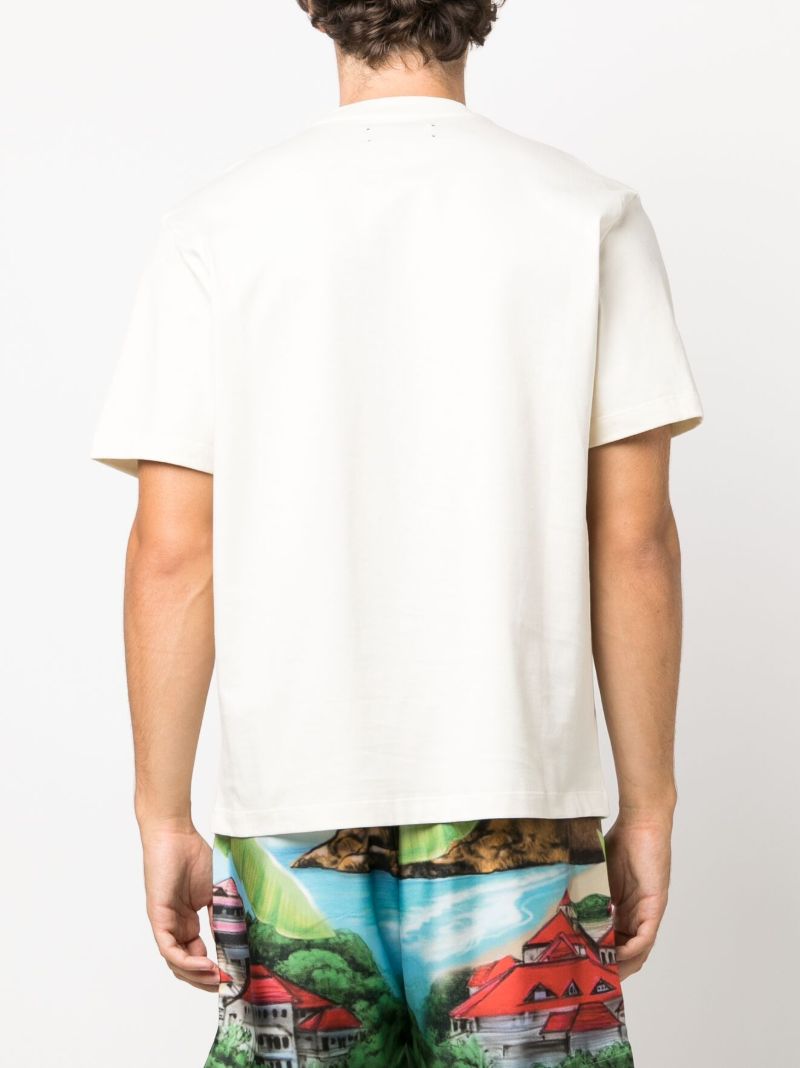 Neutrals Logo-print Cotton T-shirt