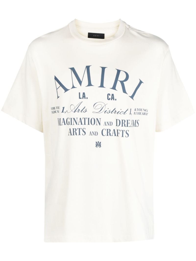 Neutrals Logo-print Cotton T-shirt