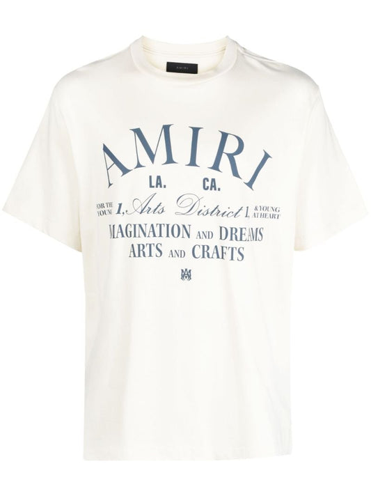 Neutrals Logo-print Cotton T-shirt
