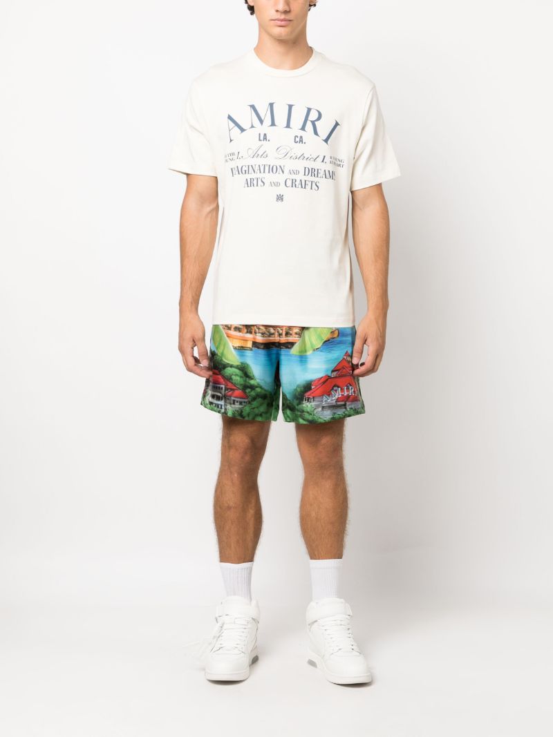 Neutrals Logo-print Cotton T-shirt