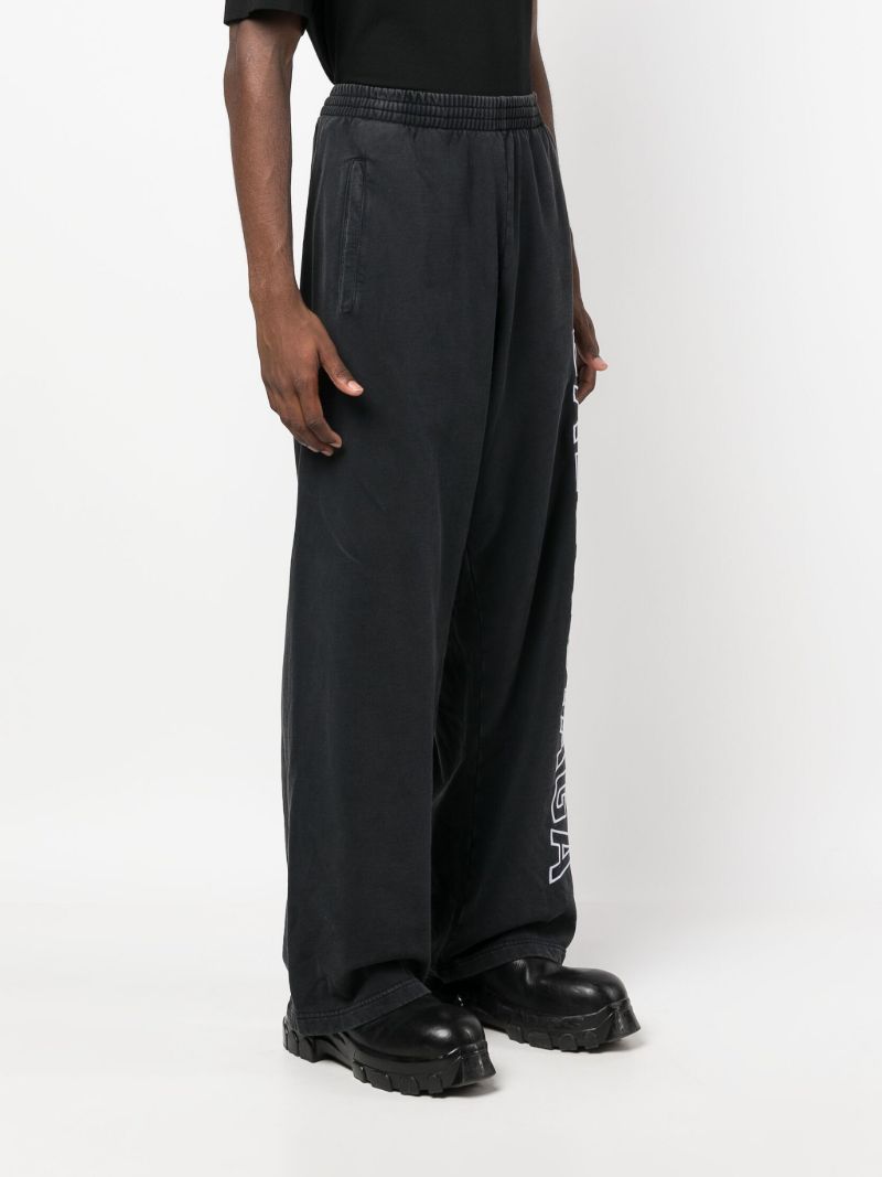 Black Logo-print Track Pants