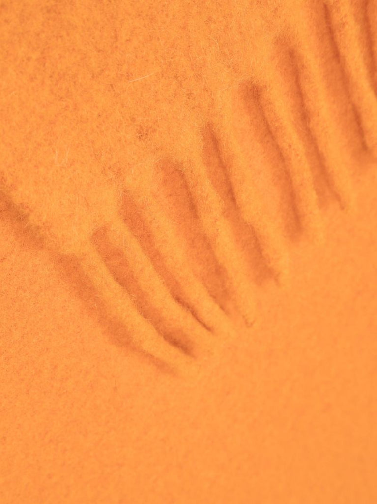 Orange Alpaca Wool-blend Scarf