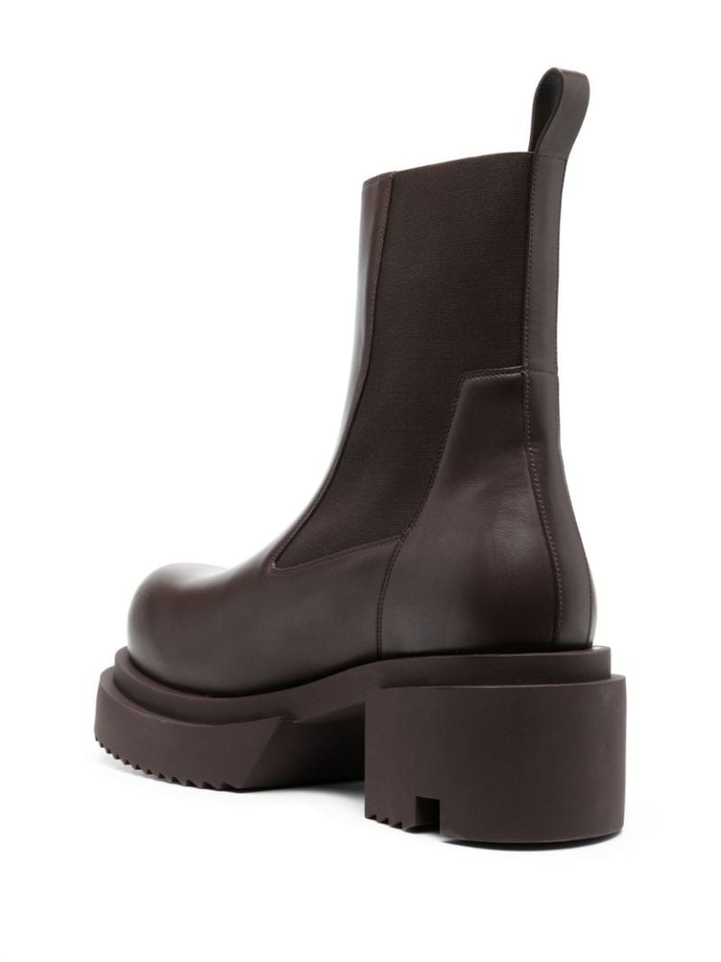 Brown Beatle Bogun 75 Leather Chelsea Boots