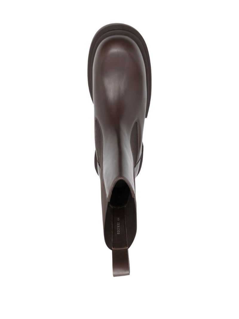 Brown Beatle Bogun 75 Leather Chelsea Boots
