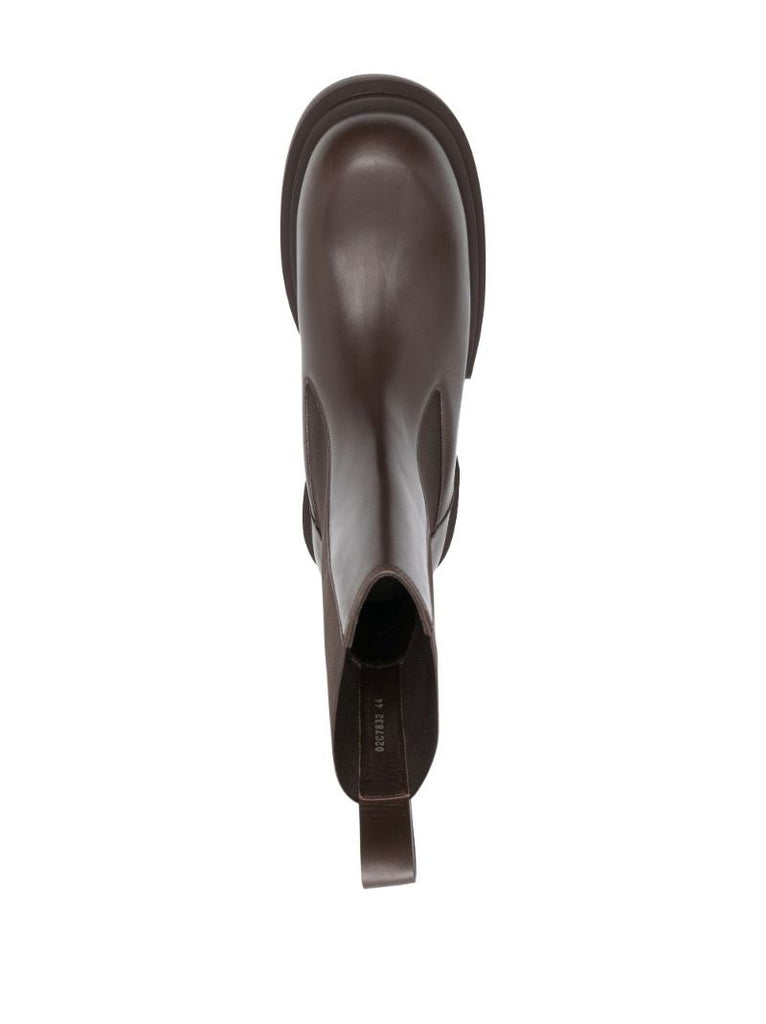Brown Beatle Bogun 75 Leather Chelsea Boots