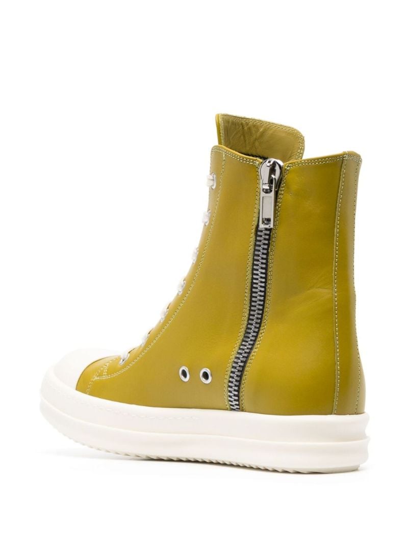 Green Luxor Leather High-top Sneakers
