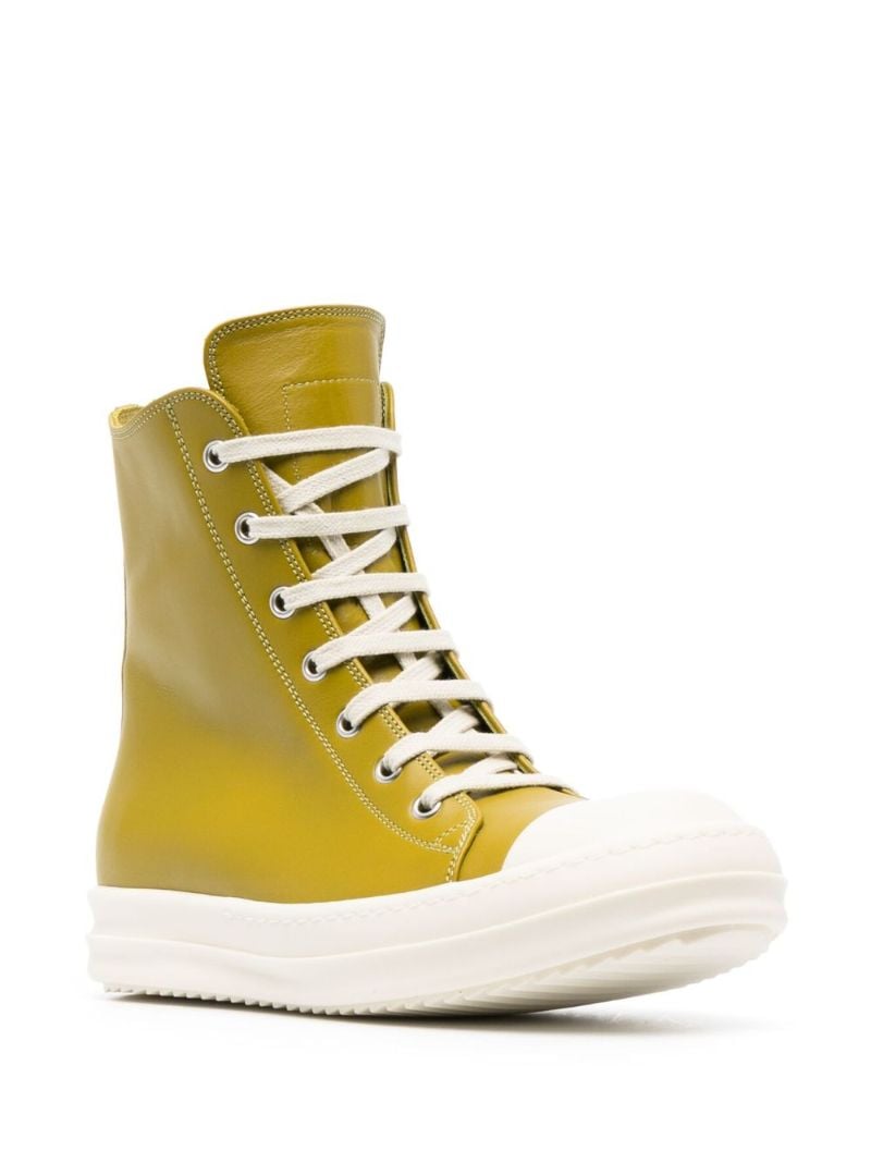 Green Luxor Leather High-top Sneakers