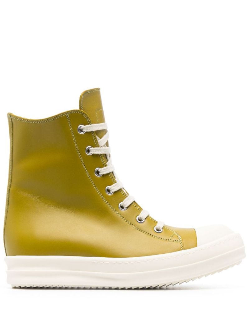 Green Luxor Leather High-top Sneakers