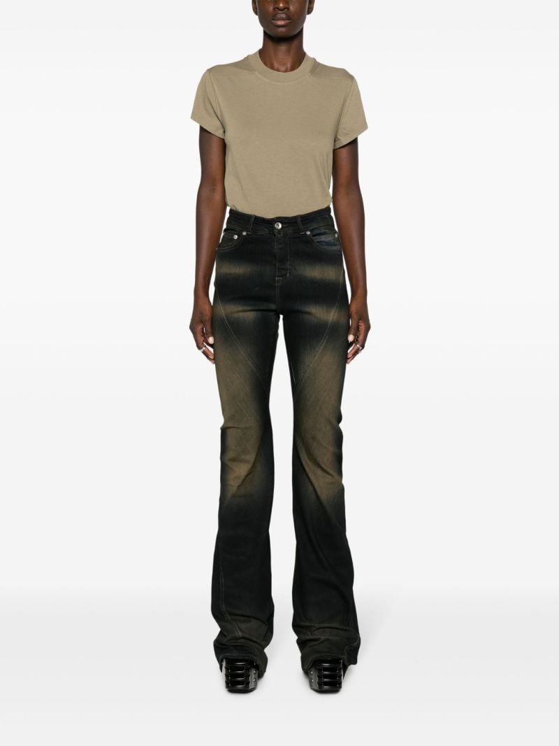 Blue Luxor Mud-wash Bootcut Jeans