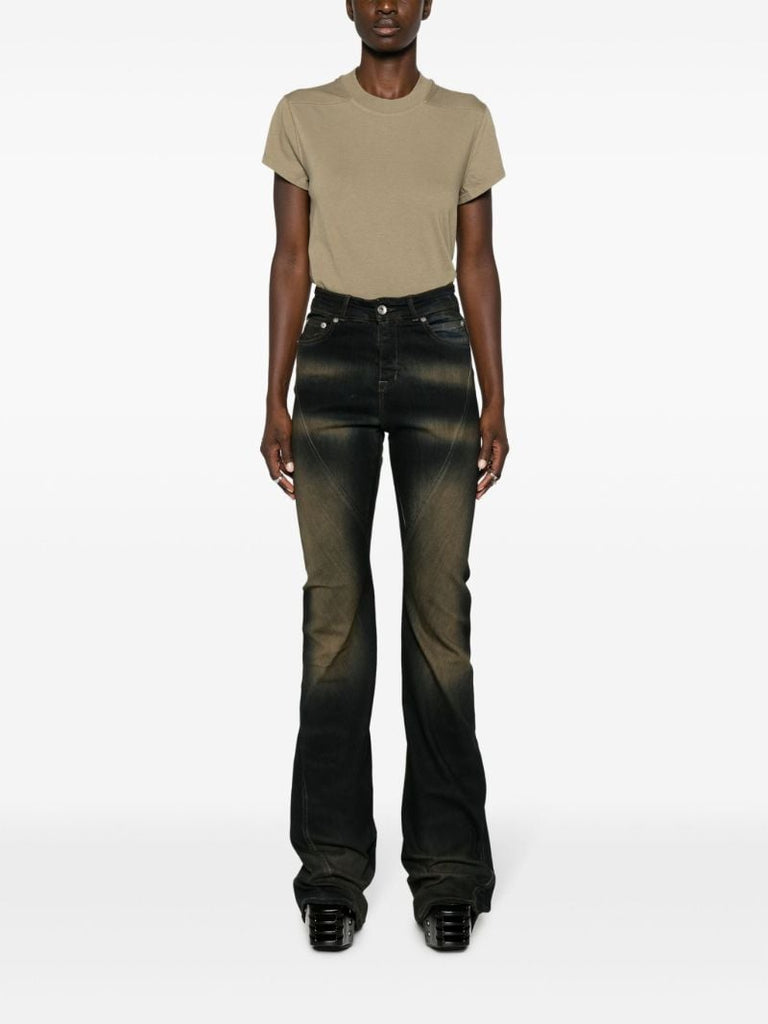 Blue Luxor Mud-wash Bootcut Jeans
