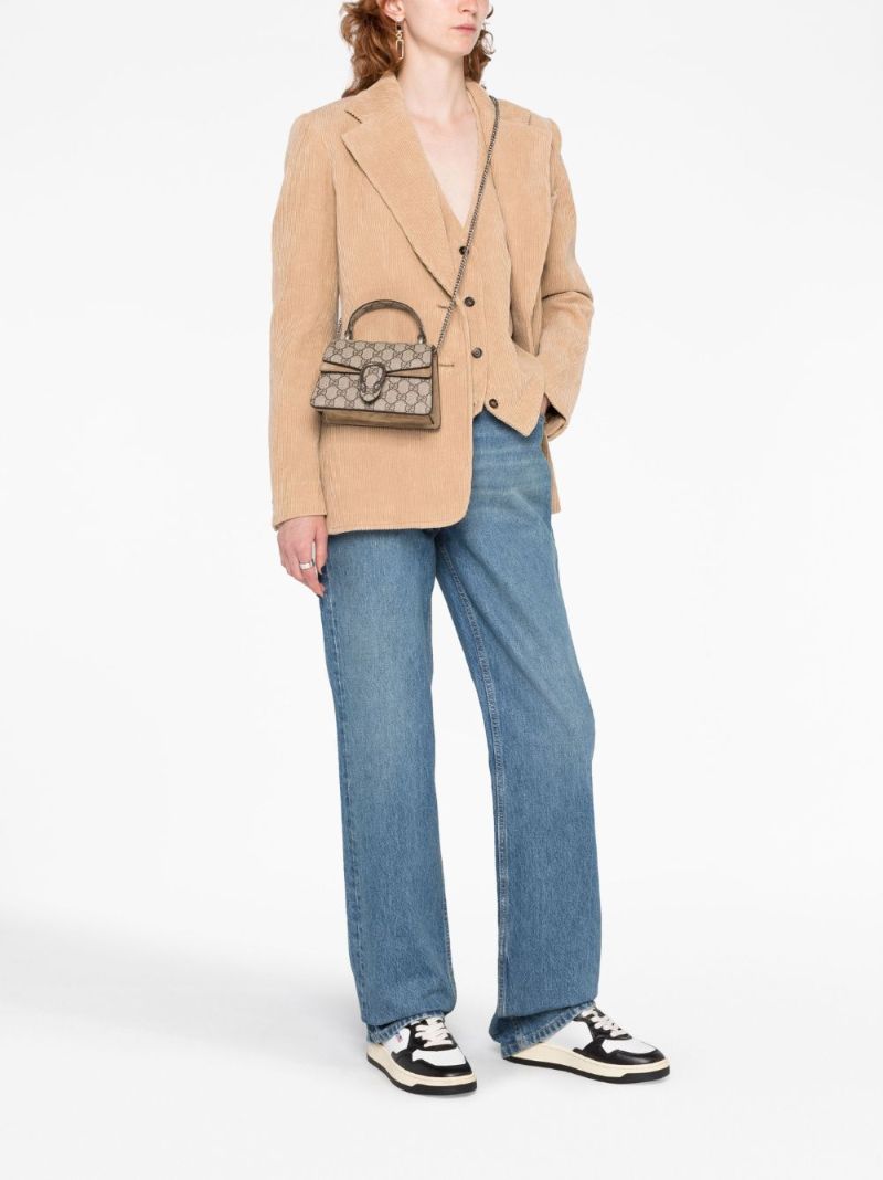 Neutral Dionysus Mini Gg Supreme Top Handle Bag