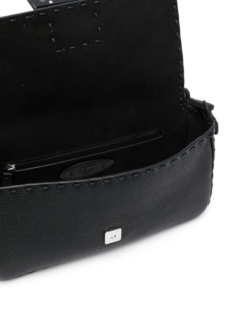 Black Selleria Leather Shoulder Bag