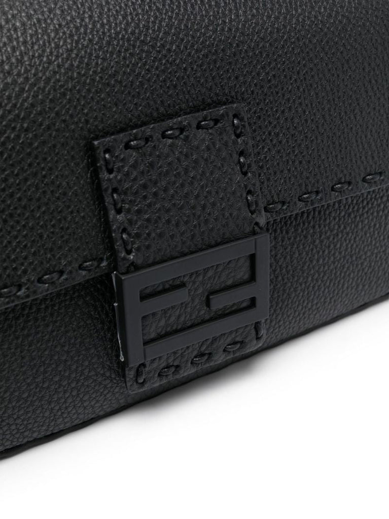 Black Selleria Leather Shoulder Bag