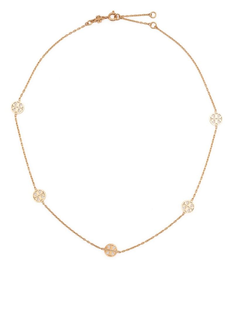 Gold-tone Miller PavÃ_x0083_Â© Chain Necklace