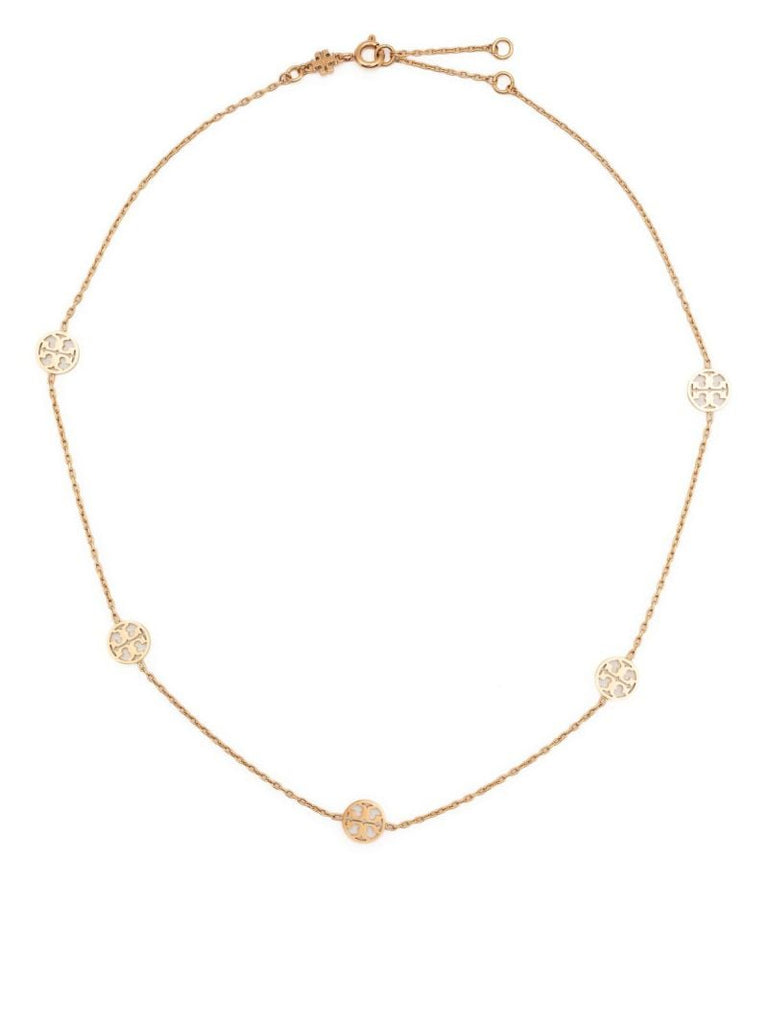 Gold-tone Miller PavÃ_x0083_Â© Chain Necklace