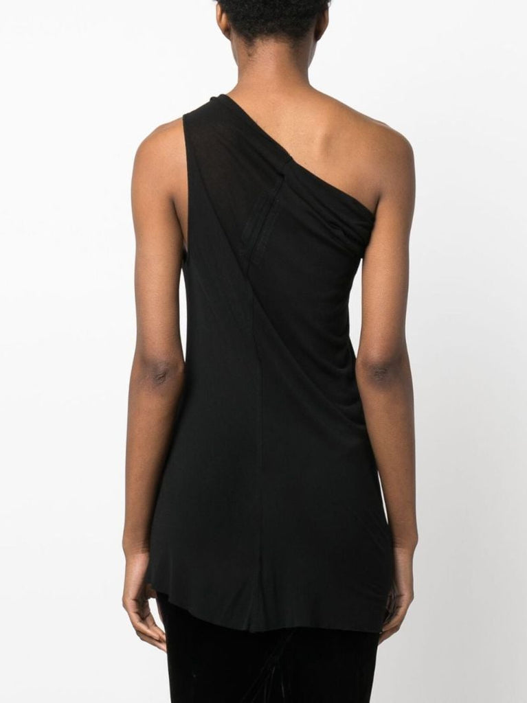 Blue One Shoulder Long Length Top