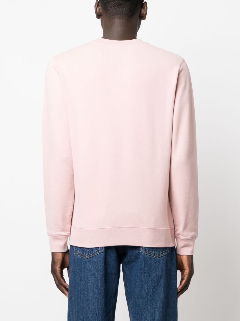 Pink Loopback Cotton Sweatshirt