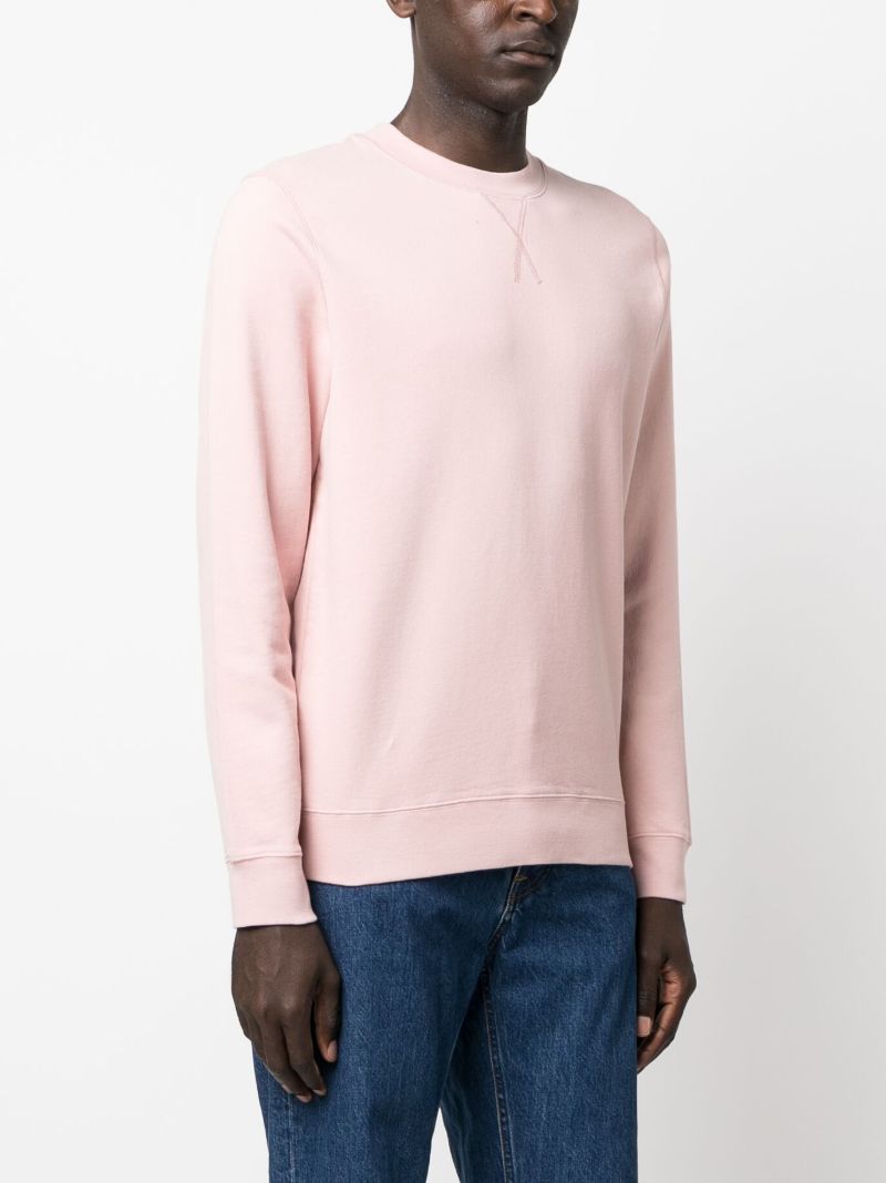 Pink Loopback Cotton Sweatshirt