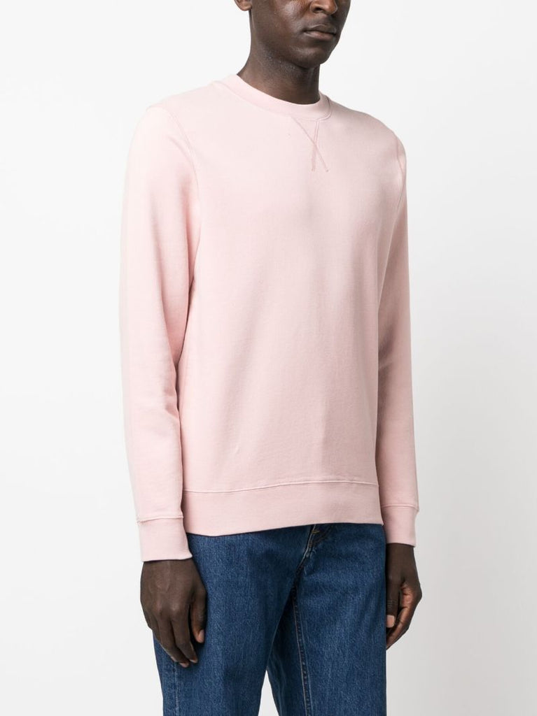 Pink Loopback Cotton Sweatshirt