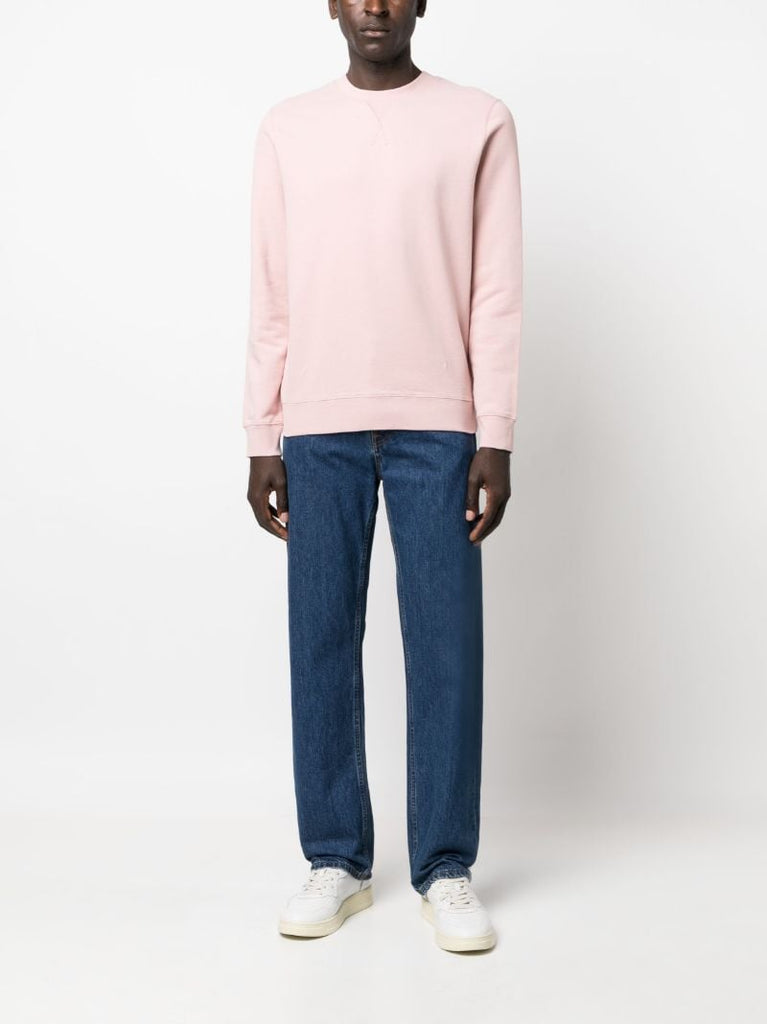 Pink Loopback Cotton Sweatshirt