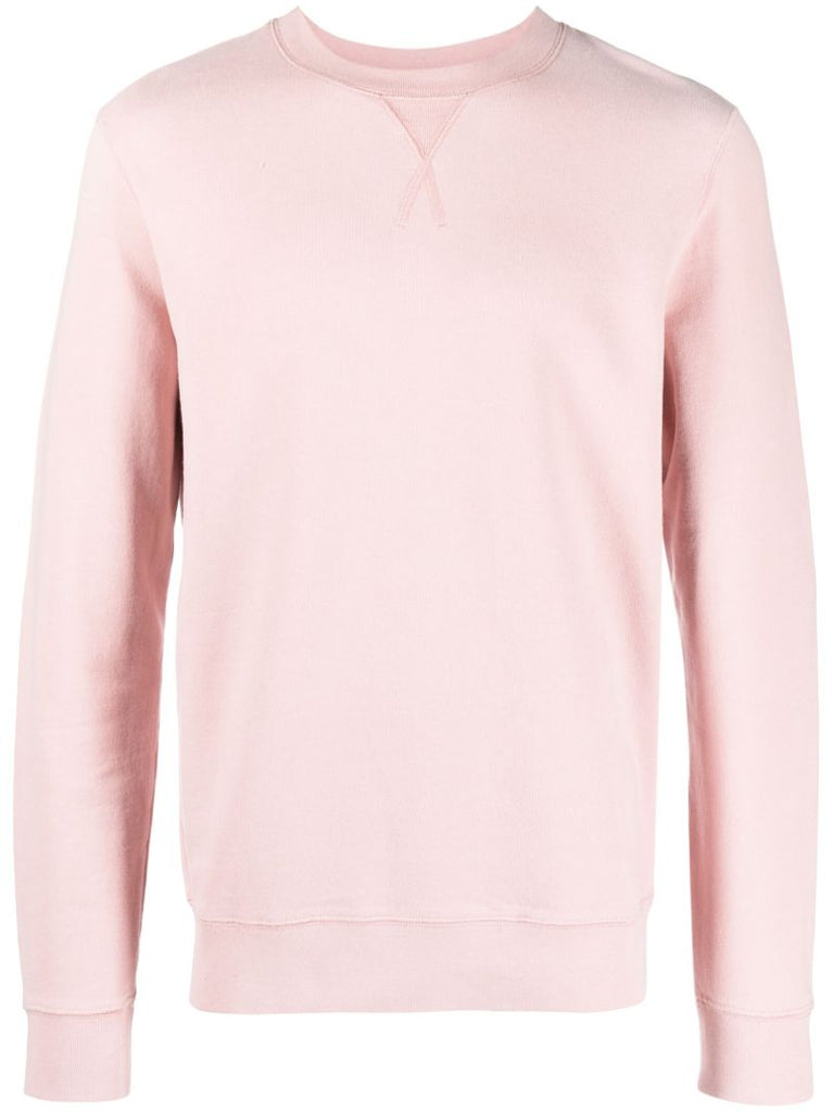 Pink Loopback Cotton Sweatshirt