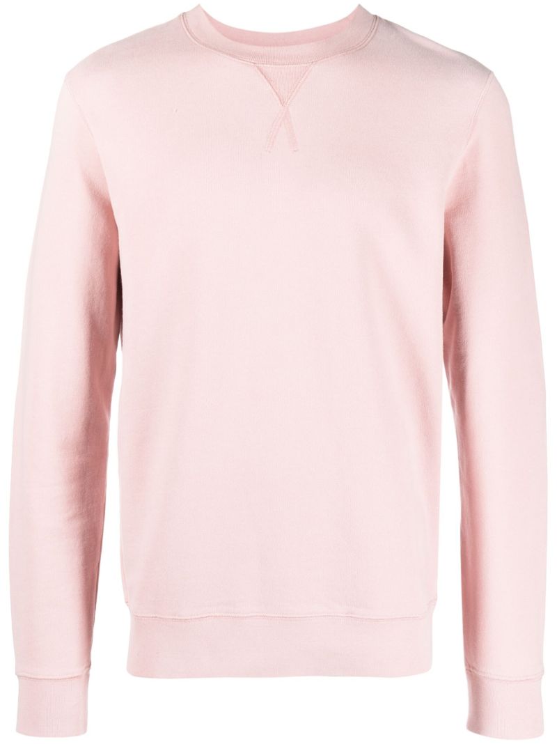 Pink Loopback Cotton Sweatshirt