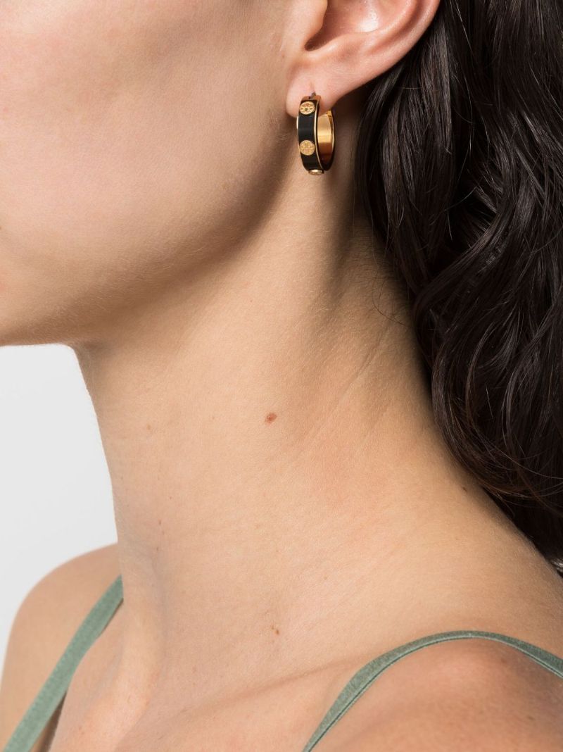 Gold-tone Miller Hoop Earrings