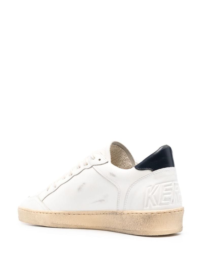 White Ball Star Leather Sneakers