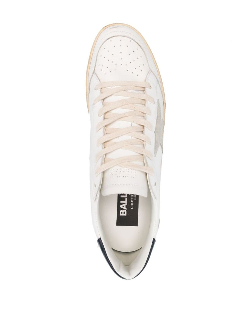 White Ball Star Leather Sneakers