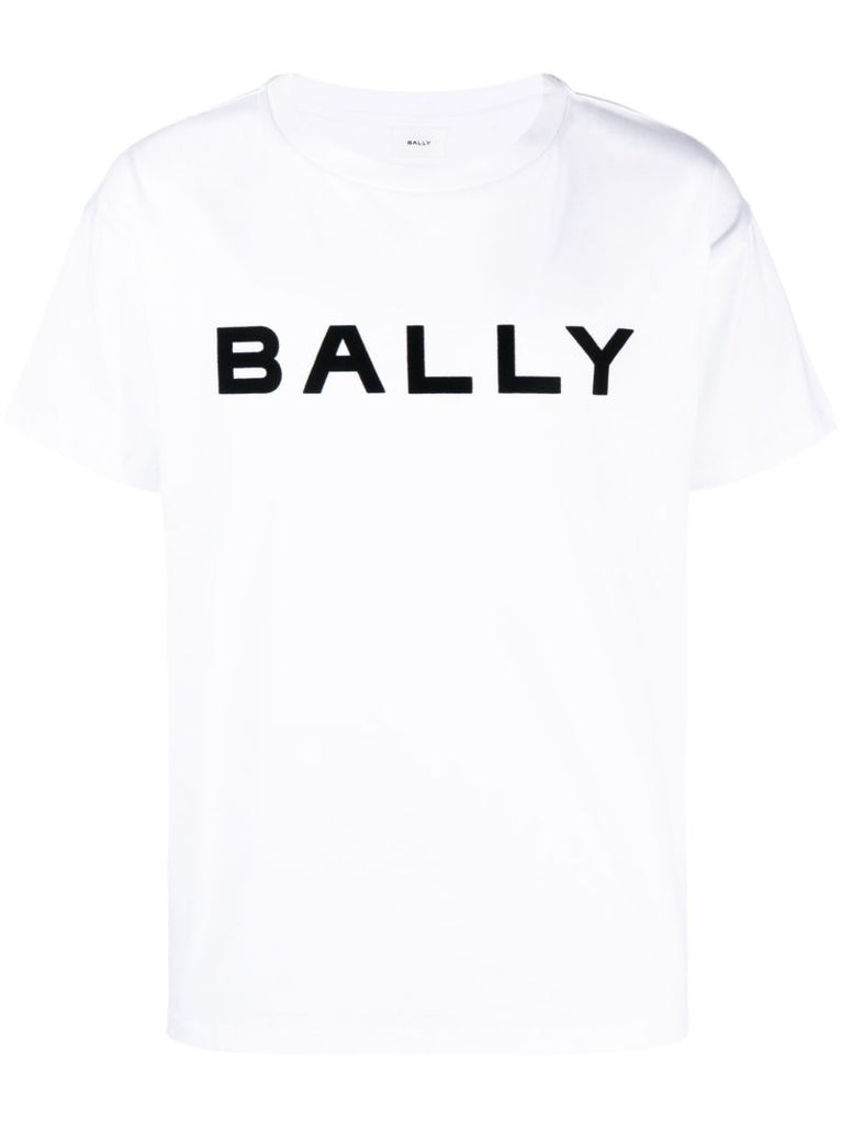 White Logo-print Organic Cotton T-shirt